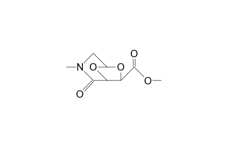 (1R,5S,7R)-3-Methyl-2-oxo-6,8-dioxa-3-azabicyclo(3.2.1)octane-7-exo-carboxylic acid, methyl ester