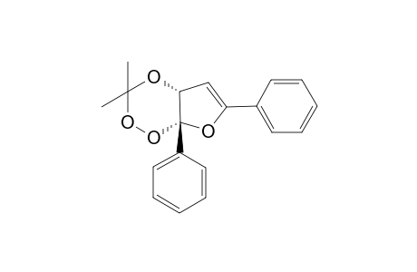 (4aR*,7aR*)-3,4a,7,7a-Tetrahydro-3,3-dimethyl-6,7-diphenyl-7-oxacycxclopenta[1,2-e][1,2,4]trioxoin
