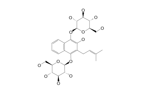 LAPACHOL-1,4-DI-O-BETA-D-GLUCOPYRANOSIDE