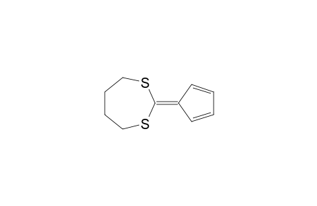 1,3-Dithiepane, 2-(2,4-cyclopentadien-1-ylidene)-