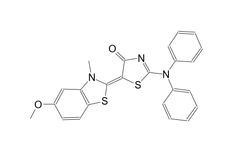 (5Z)-2-(diphenylamino)-5-(5-methoxy-3-methyl-1,3-benzothiazol-2(3H)-ylidene)-1,3-thiazol-4(5H)-one