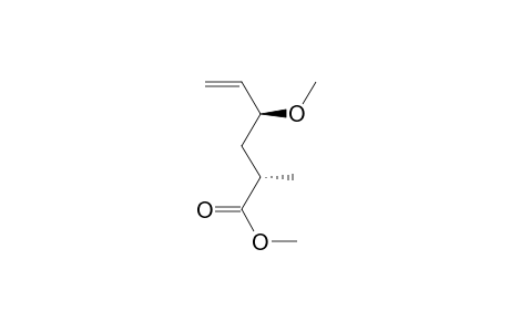 5-Hexenoic acid, 4-methoxy-2-methyl-, methyl ester, [S-(R*,R*)]-