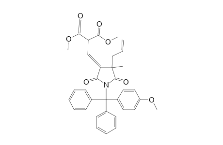 Propanedioic acid, [[1-[(4-methoxyphenyl)diphenylmethyl]-4-methyl-2,5-dioxo-4-(2-propenyl)-3-pyrrolidinylidene]methyl]-, dimethyl ester, (E)-(.+-.)-