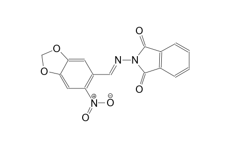 2-{[(E)-(6-nitro-1,3-benzodioxol-5-yl)methylidene]amino}-1H-isoindole-1,3(2H)-dione