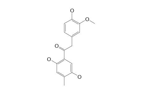 1-(2,5-DIHYDROXY-4-METHYLPHENYL)-2-(4'-HYDROXY-3'-METHOXYPHENYL)-ETHANONE