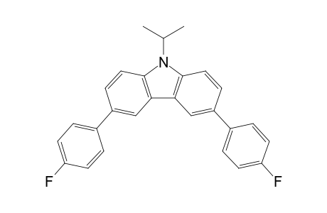 3,6-bis(4-fluorophenyl)-9-propan-2-yl-carbazole