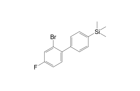 (2'-bromo-4'-fluoro-[1,1'-biphenyl]-4-yl)trimethylsilane