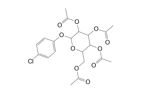 4-Chlorophenyl 2,3,4,6-tetra-O-acetylhexopyranoside