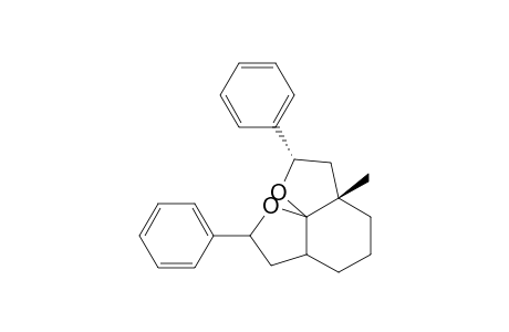 (2.alpha.,3a.beta.,9.alpha.)-3a-Methyl-2,8-diphenyl-perhydrofuro[3,2-h]benzofuran