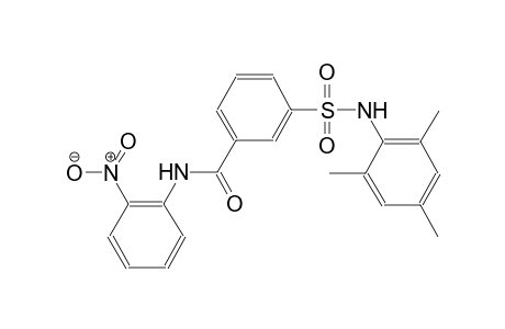 benzamide, N-(2-nitrophenyl)-3-[[(2,4,6-trimethylphenyl)amino]sulfonyl]-