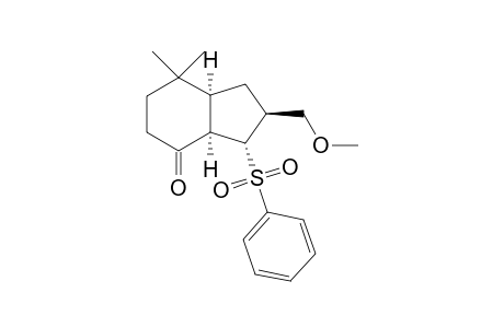 (+-)-3c-benzenesulfonyl-2-methoxymethyl-7,7-dimethyl-(3ar,7ac)-octahydro-inden-4-one
