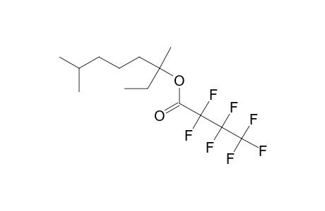 2,6-Dimethyl-6-heptafluorobutyryloxyoctane