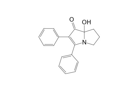 2,3-Diphenyl-7a-hydroxy-1-oxo-5,6,7,7a-tetrahydro-1H-pyrrolizine