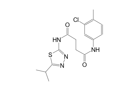 N~1~-(3-chloro-4-methylphenyl)-N~4~-(5-isopropyl-1,3,4-thiadiazol-2-yl)succinamide