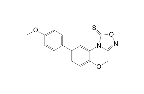 8-(4-Methoxyphenyl)-4H-[1,2,4]oxadiazolo[3,4-c][1,4]benzoxazine-1-thione