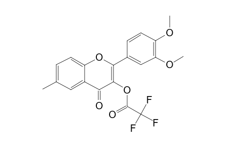 3',4'-Dimethoxy-3-hydroxy-6-methylflavone, trifluoroacetate