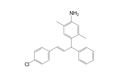 (E)-4-[3-(4-Chlorophenyl)-1-phenylallyl]-2,5-dimethylaniline