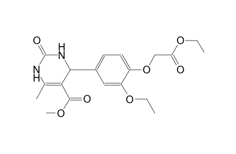 methyl 4-[3-ethoxy-4-(2-ethoxy-2-oxoethoxy)phenyl]-6-methyl-2-oxo-1,2,3,4-tetrahydro-5-pyrimidinecarboxylate