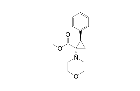 TRANS-1-(2-PHENYL-1-METHOXYCARBONYLCYCLOPROPY)-MORFOLINE