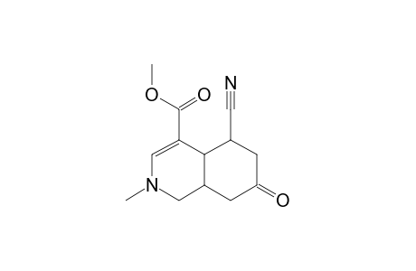 2-METHYL-4-CARBOMETHOXY-5-CYANO-7-KETO-HYDROISOQUINOLINE