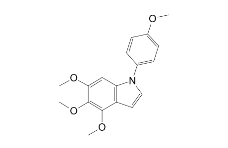 4,5,6-Trimethoxy-1-(4-methoxy-phenyl)-1H-indole