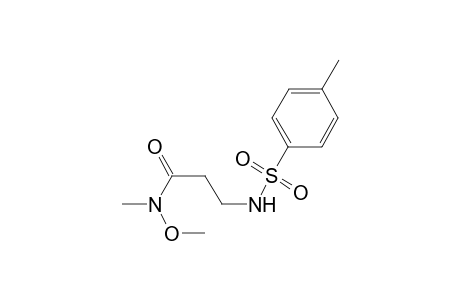 N-Methoxy-N-methyl-3-(4-methylphenylsulfonamido)propanamide