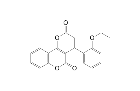 2H,5H-Pyrano[3,2-c][1]benzopyran-2,5-dione, 4-(2-ethoxyphenyl)-3,4-dihydro-