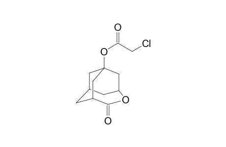 2-(5-oxo-4-oxa-5-homoadamantane-1-yl)oxy-2-oxoethylchloride