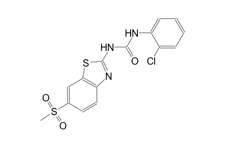 N-(2-chlorophenyl)-N'-[6-(methylsulfonyl)-1,3-benzothiazol-2-yl]urea