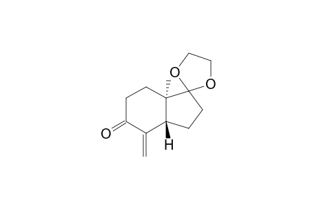 (3'aR,7'aR)-7'a-methyl-4'-methylene-5'-spiro[1,3-dioxolane-2,1'-3,3a,6,7-tetrahydro-2H-indene]one