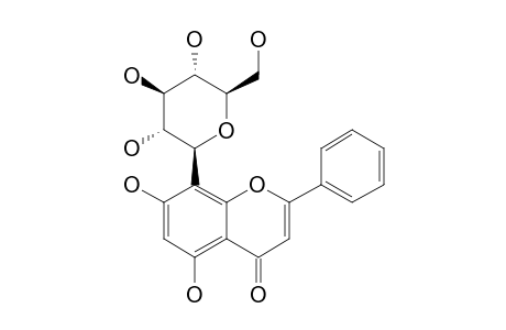 CHRYSIN-8-C-BETA-D-GLUCOPYRANOSIDE