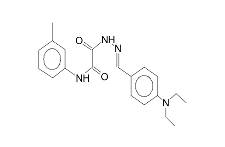N-(3-methylphenyl)-N'-(4-diethylaminobenzylideneamino)oxalic diamide