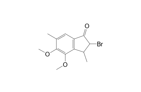 (E,Z)-2-Bromo-2,3-dihydro-4,5-dimethoxy-3,6-dimethyl-1H-inden-1-one