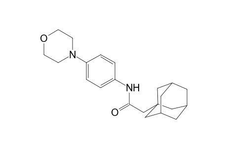 Tricyclo[3.3.1.1(3,7)]decane-1-acetamide, N-[4-(4-morpholinyl)phenyl]-