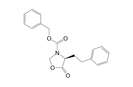 (4S)-3-Benzyloxycarbonyl-4-(2'-phenethyl)oxazolidin-5-one