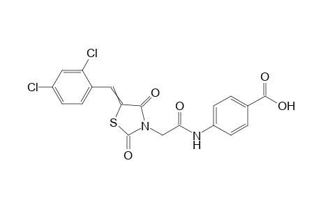 4-{2-[5-(2,4-Dichlorobenzylidene)-2,4-dioxothiazolidin-3-yl]-acetamido}benzoic acid