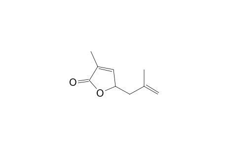 2(5H)-Furanone, 3-methyl-5-(2-methyl-2-propenyl)-, (.+-.)-