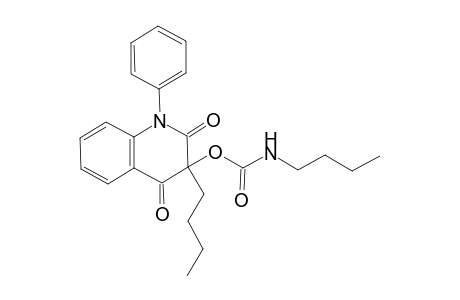 3-Butyl-1,2,3,4-tetrahydro-2,4-dioxo-1-phenylquinolin-3-yl Butylcarbamate