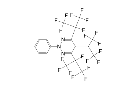 1,2,3-Triazine, 2,5-dihydro-2-phenyl-4,6-bis[1,2,2,2-tetrafluoro-1-(trifluoromethyl)ethyl]-5-[2,2,2-trifluoro-1-(trifluoromethyl)ethylidene]-