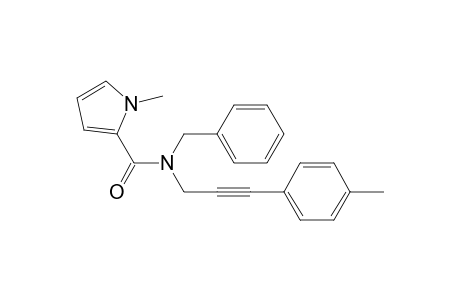 1-Methyl-1H-pyrrole-2-carboxylic acid benzyl (3-p-tolyl-prop-2-ynyl)-amide