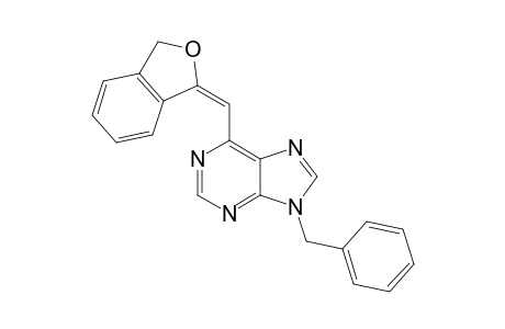 6-[(E)-3H-2-benzofuran-1-ylidenemethyl]-9-(phenylmethyl)purine