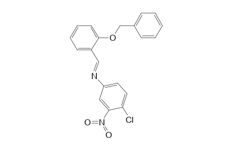 N-((E)-[2-(Benzyloxy)phenyl]methylidene)-4-chloro-3-nitroaniline
