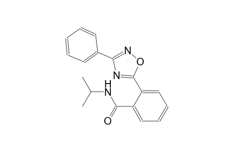 N-isopropyl-2-(3-phenyl-1,2,4-oxadiazol-5-yl)benzamide
