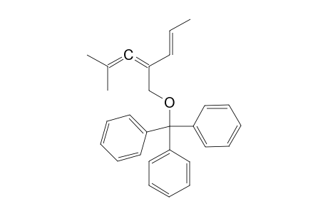 1-[(Triphenylmethyl)oxyethyl]-1-(prop-2'-enyl)-3-methylbuta-1,2-diene