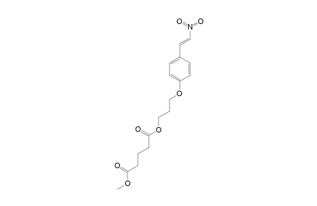 METHYL-3-[4-[(E)-2-NITROETHENYL]-PHENYLOXY]-PROPYL-PENTANEDIOATE
