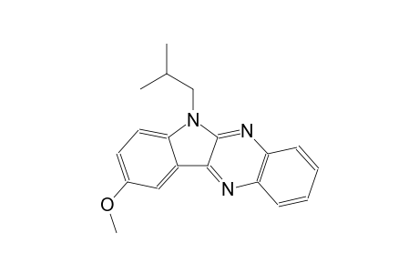 6-isobutyl-9-methoxy-6H-indolo[2,3-b]quinoxaline