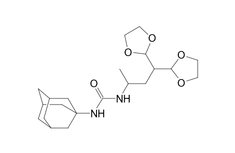 1-Adamantan-1-yl-3-(3,3-bis-[1,3]dioxolan-2-yl-1-methyl-propyl)-urea