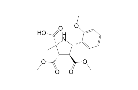 Dimethyl-2-methyl-c-(2-methoxyphenyl)pyrrolidine-c-3,t-4-dicarboxylate-r-2-carboxylic acid