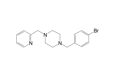 1-(4-Bromobenzyl)-4-(2-pyridinylmethyl)piperazine