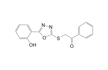 2-{[5-(2-hydroxyphenyl)-1,3,4-oxadiazol-2-yl]sulfanyl}-1-phenylethanone
